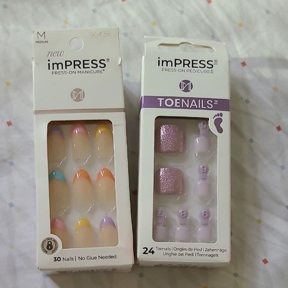 imPRESS Other - imPRESS Rainbow and Glitter Nail Set
